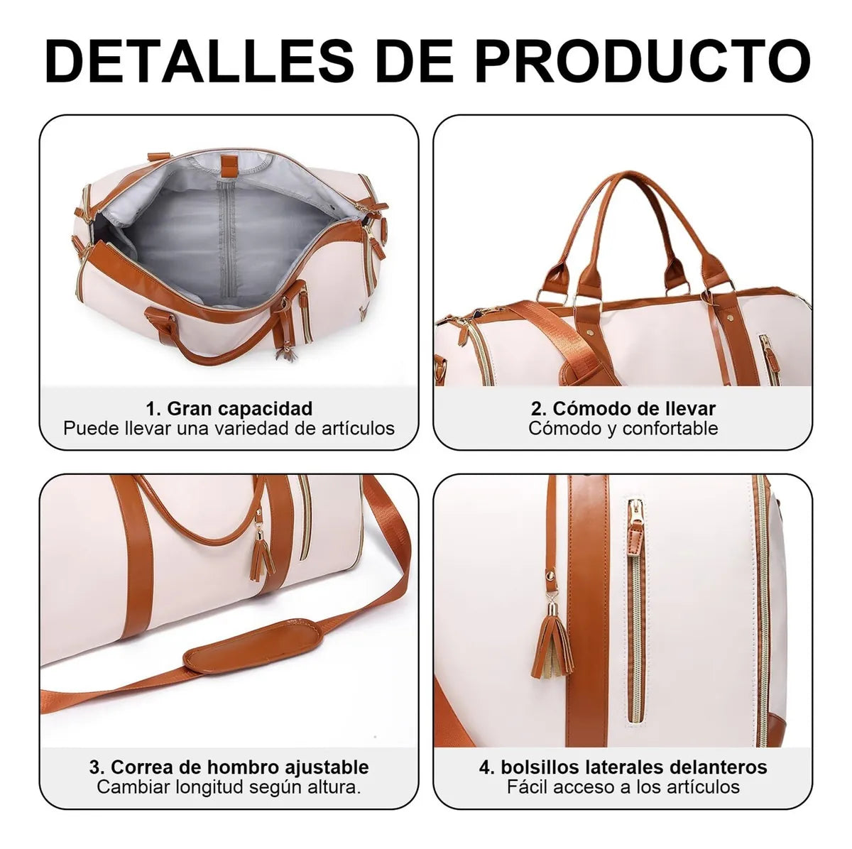 BOLSO DE VIAJE PLEGABLE DE GRAN TAMAÑO